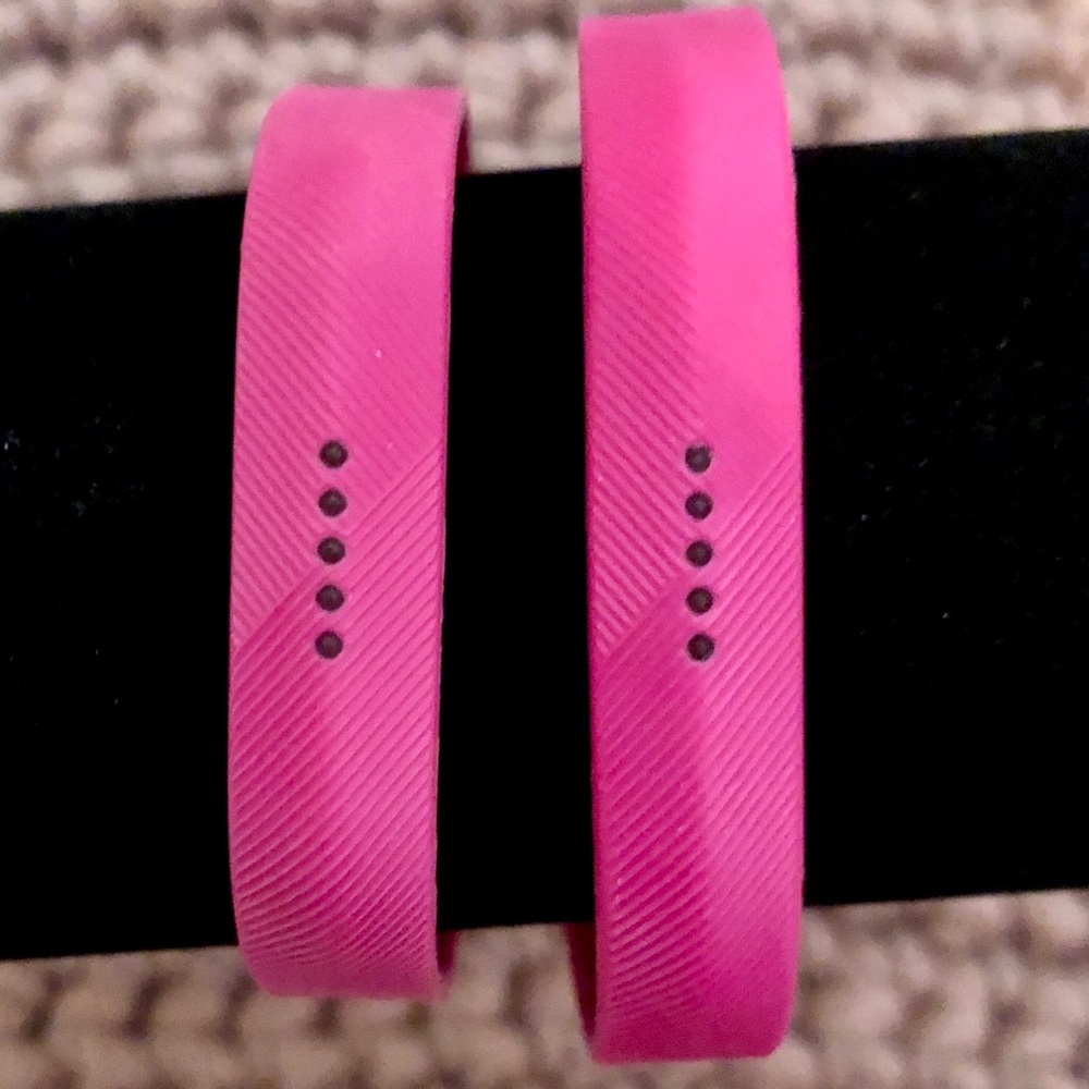 Fit Bit Flex 2 Pink Wristband Small & Large